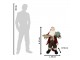 Vánoční dekorace socha Santa Claus s podnosem a dárkem - 56*50*91 cm Clayre & Eef