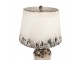 Béžová antik kovová stolní lampa Brocante - Ø 32*60 cm E27/ 1*60W Clayre & Eef