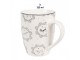 Porcelánový hrnek s pejsky Lovely Grey Dogs - 12*8*10 cm / 325 ml Clayre & Eef