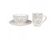 Porcelánový hrnek s kočičkami Lovely Grey Cats - 12*8*10 cm / 325 ml Clayre & Eef