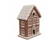 Vánoční perníková chaloupka s Led světýlky Gingerbread House - 17*10*22 cm Clayre & Eef