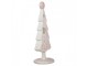 Pastelově růžová dekorace vánoční stromek Christmas Tree - 12*9*25 cm Clayre & Eef