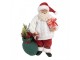 Vánoční dekorace taťka Santa Claus ve svetříku s dárky - 18*13*27 cm Clayre & Eef