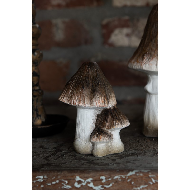 Béžovo-hnědá keramická dekorace houby Mushroom - 10*8*13 cm Clayre & Eef Béžovo-hnědá keramická dekorace houby Mushroom - 10*8*13 cm Clayre & Eef