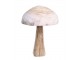Přírodní dřevěná dekorace houba Mushroom - Ø 30*40 cm Chic Antique