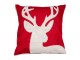 Červený povlak na polštář s jelenem Merry Christmas Deer - 45*45 cm Clayre & Eef