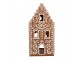 Porcelánový svícen perníková chaloupka Gingerbread House - 7*7*15 cm Clayre & Eef
