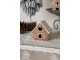 Porcelánový svícen perníková chaloupka Gingerbread House - 8*6*8 cm Clayre & Eef