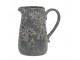 Opálový antik keramický džán s listy Antibes - 16*18 cm Chic Antique