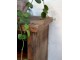 Hnědá antik dřevěná polička s přihrádkami Grimaud Unit - 88*20*85 cm Chic Antique