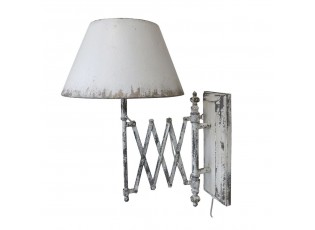 Krémová antik nástěnná lampa Vintage Lamp - 38*63*56 cm/ E27/ 60W