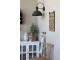 Granitová antik nástěnná lampa s patinou Factory Lamp - 34*44*42 cm/E27/ 60W Chic Antique