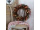 Podzimní dekorativní věnec s mochyní Fleuria - Ø 46*8 cm Chic Antique
