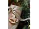 Latté látková stuha Merry Christmas - 1,5cm x 5 m Chic Antique