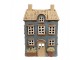 Modrý keramický svícen na čajovou svíčku domek Amster Village - 16*10*23 cm Clayre & Eef