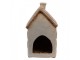 Šedý keramický svícen na čajovou svíčku domek Amster Village - 9*9*16 cm Clayre & Eef