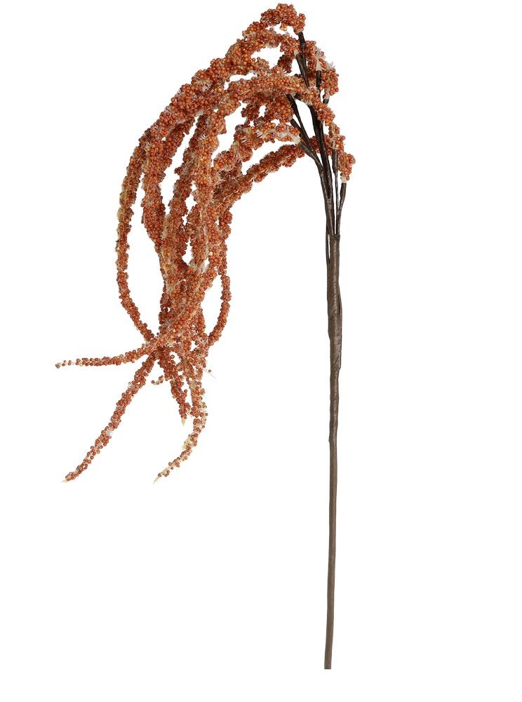 Dekorace terakovová květina Fleur Foxtail Amaranth - 107 cm