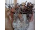 Dekorace terakovová květina Fleur Foxtail Amaranth - 107 cm Chic Antique