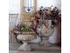 Béžovo-hnědý antik dekorační květináč Broqua - Ø 57*47cm Chic Antique