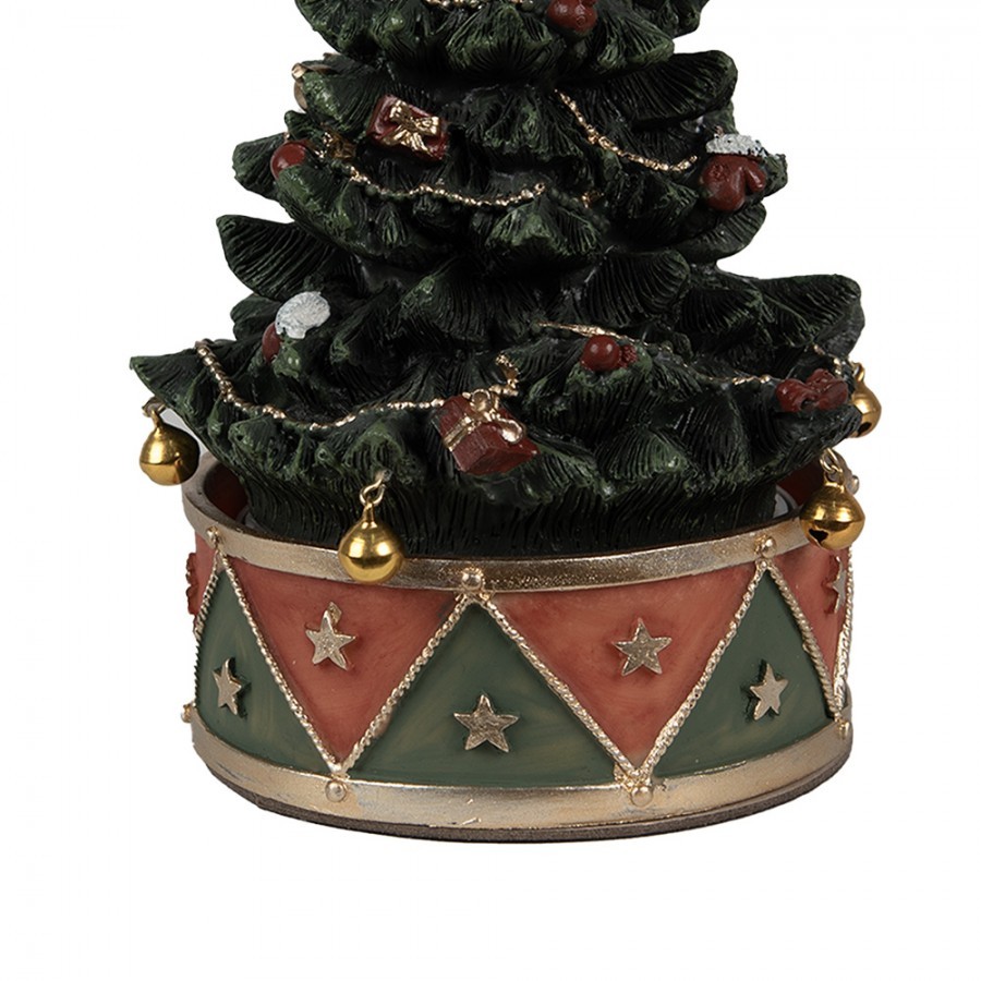 Natahovací hrací skříňka stromek Christmas Tree - Ø 12*18 cm Clayre & Eef Natahovací hrací skříňka stromek Christmas Tree - Ø 12*18 cm Clayre & Eef