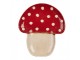 Servírovací keramický talířek houba muchomůrka Mushroom - 21*22*3 cm Clayre & Eef