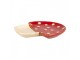 Servírovací keramický talířek houba muchomůrka Mushroom - 21*22*3 cm Clayre & Eef