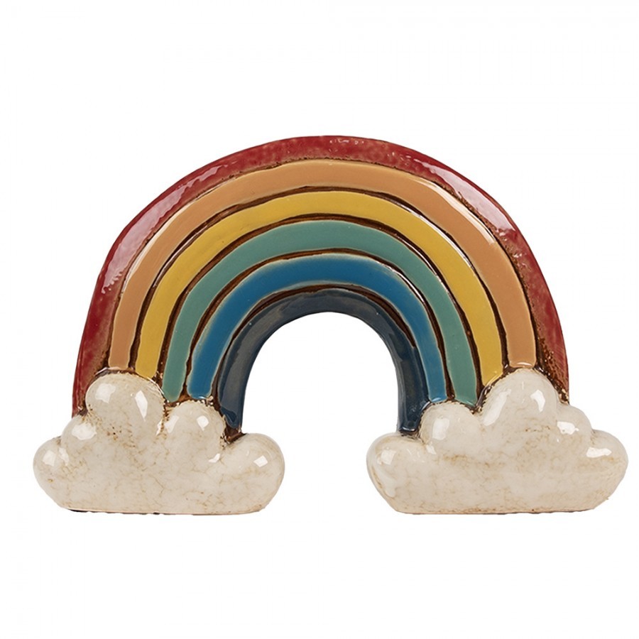 Keramický květináč ve tvaru duhy Rainbow - 26*9*16 cm