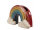 Keramický květináč ve tvaru duhy Rainbow - 26*9*16 cm Clayre & Eef