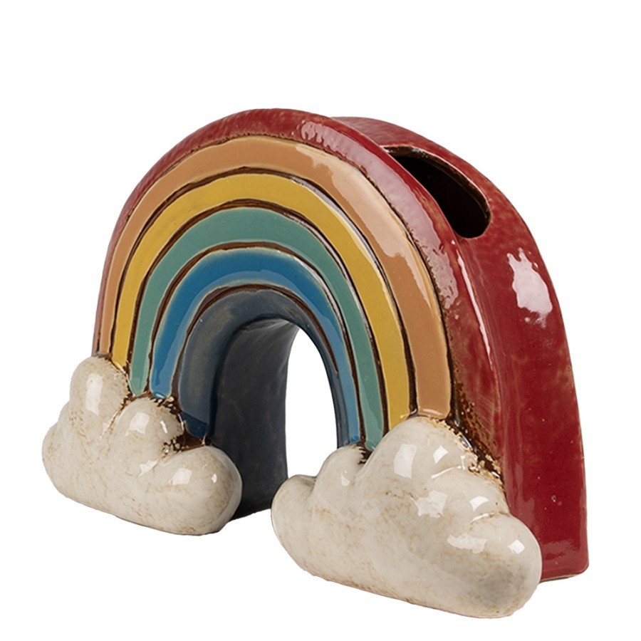 Keramický květináč ve tvaru duhy Rainbow - 26*9*16 cm Clayre & Eef Keramický květináč ve tvaru duhy Rainbow - 26*9*16 cm Clayre & Eef