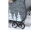 Zinkové antik kovové zdobené sáně - 68*33*50 cm Chic Antique