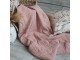 Růžový přehoz s opraným vzhledem Aix Vintage Quilt - 130*180 cm Chic Antique
