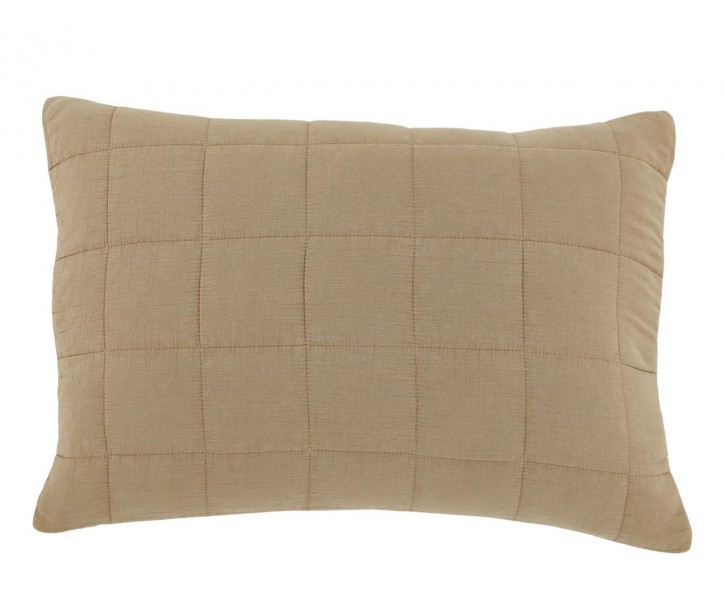 Medový povlak na polštář s opraným vzhledem Aix Vintage Quilt - 60*40 cm Chic Antique