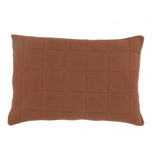 Rezavý povlak na polštář s opraným vzhledem Aix Vintage Quilt - 60*40 cm