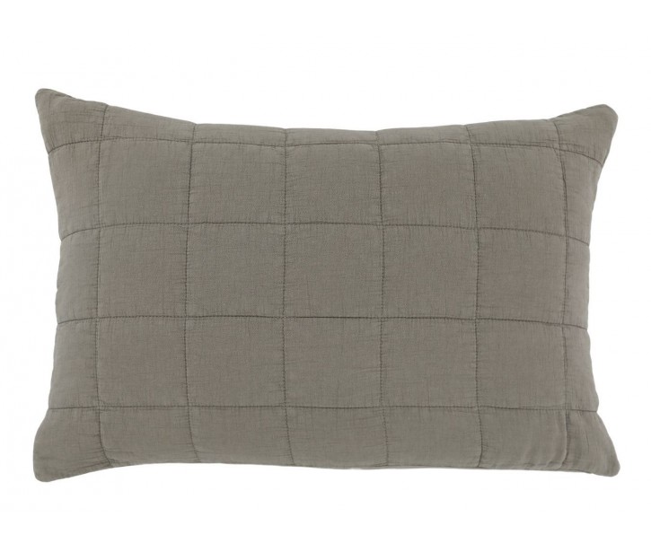 Zelený povlak na polštář s opraným vzhledem Aix Vintage Quilt - 60*40 cm Chic Antique