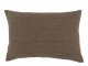 Hnědý povlak na polštář s opraným vzhledem Aix Vintage Quilt - 60*40 cm Chic Antique