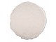 Bílý melírovaný kulatý koberec Ruggy - Ø 100 * 3 cm Clayre & Eef