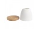 Bílý porcelánový svícen na čajovou svíčku - Ø 9*10 cm Clayre & Eef