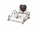 Bílé papírové ubrousky s ptáčkem Love Bird - 33*33 cm (20ks) Clayre & Eef