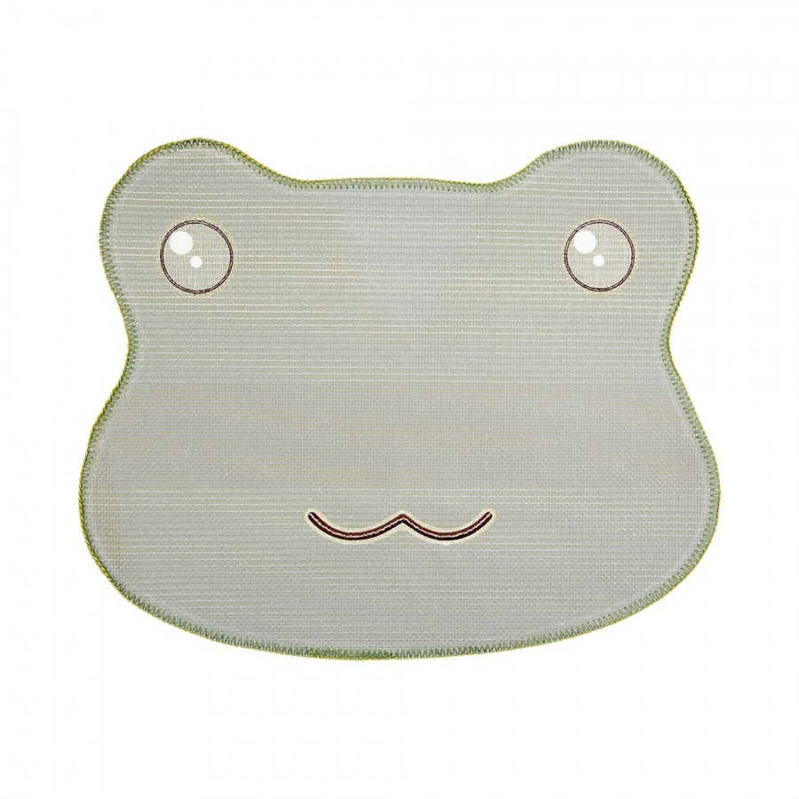 Zelená koupelnová předložka hlava žabky Frog - 60*48*1 cm Clayre & Eef Zelená koupelnová předložka hlava žabky Frog - 60*48*1 cm Clayre & Eef
