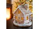 Vánoční perníková chaloupka s Led světýlky Gingerbread House - 22*22*23 cm J-Line by Jolipa