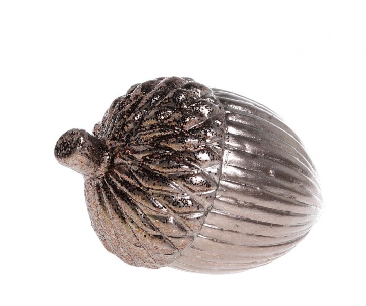 Mocca keramická dekorace žalud Acorn antique - 11*8*8 cm Chic Antique