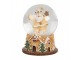 Vánoční sněžítko Santa Claus s hvězdou - Ø 5 * 6 cm Clayre & Eef
