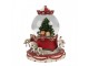 Vánoční sněžítko s hracím kolotočem Christmas - Ø 14*19 cm Clayre & Eef