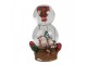Sněžítko Santa v balónu Air Balloon Christmas - 12*10*21 cm Clayre & Eef