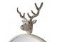 Béžové antik kovové zrcadlo s hlavou jelena Deer vintage - 50*10*89 cm Clayre & Eef