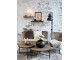 Černá antik kovová stojací lampa s patinou Factory - 175 cm / E27/ 60W Chic Antique
