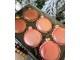 Set 6ks růžová skleněná ozdoba makronka Macrons - Ø 6*2,5 cm daan kromhout