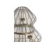 Bronzový antik kovový svícen vánoční stromek na 5 svíček Tree - Ø 38*50 cm Light & Living