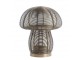 Bronzový antik kovový svícen houba Mushroom - Ø 20*24 cm Light & Living