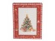 3ks úložný box ve tvaru knihy Merry Christmas - 27*22*7 / 22*17*6 / 17*12*4 cm Clayre & Eef